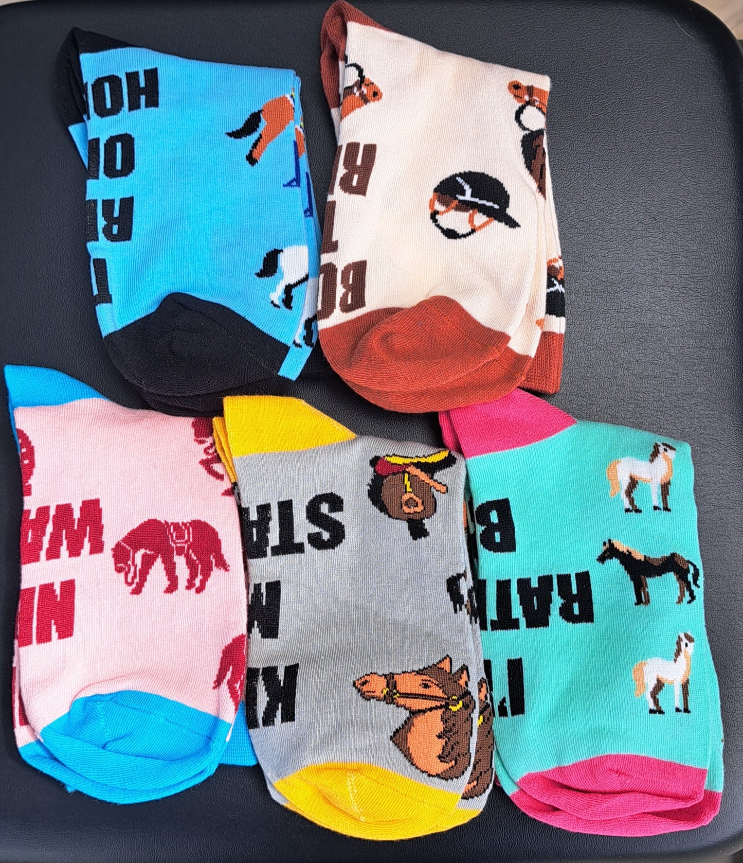 Colourful Quote Socks