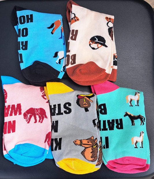 Colourful Quote Socks