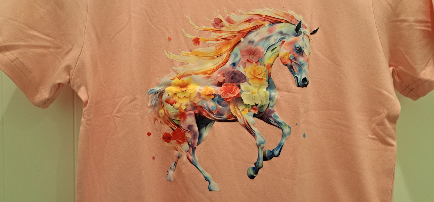 Floral Unicorn Tee