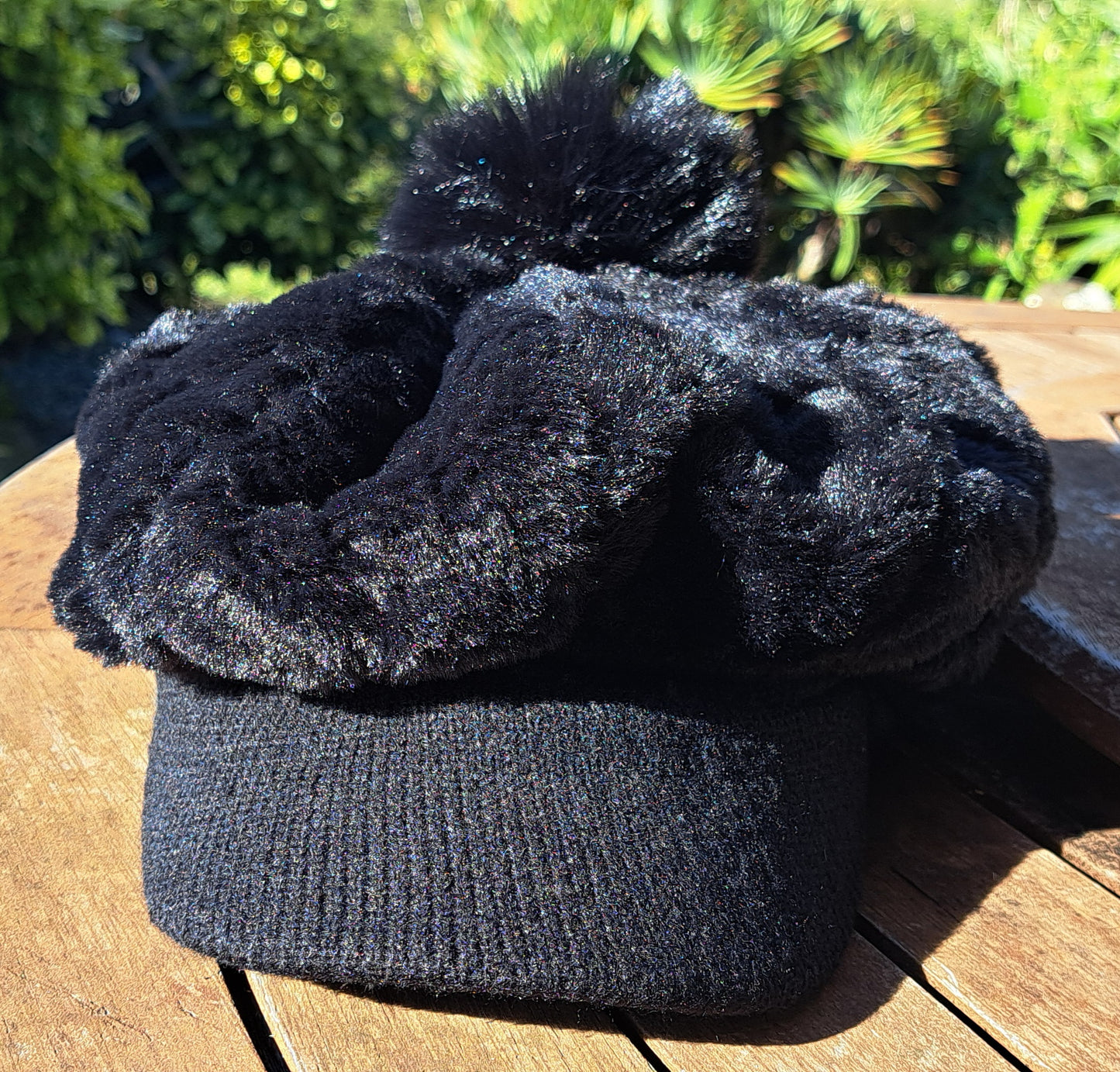 Cable Knit Pompom Hat