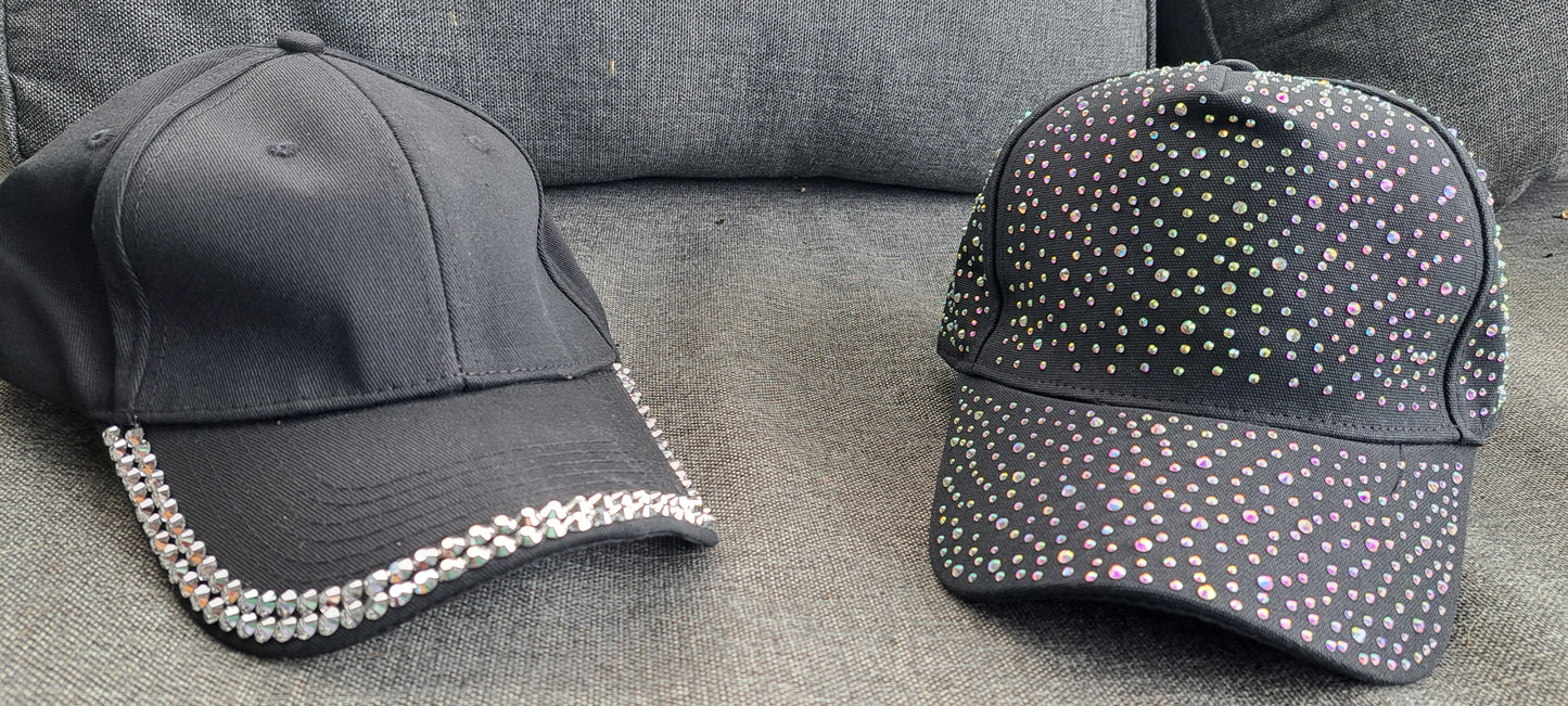 Sequin & Rhinestone Cap