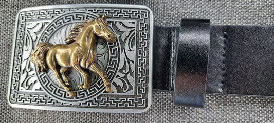 Vintage Embossed Running Horse