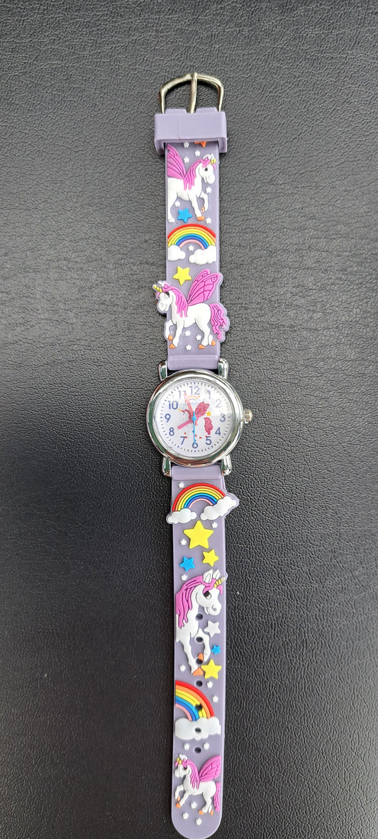Unicorn Quartz Watch - Purple
