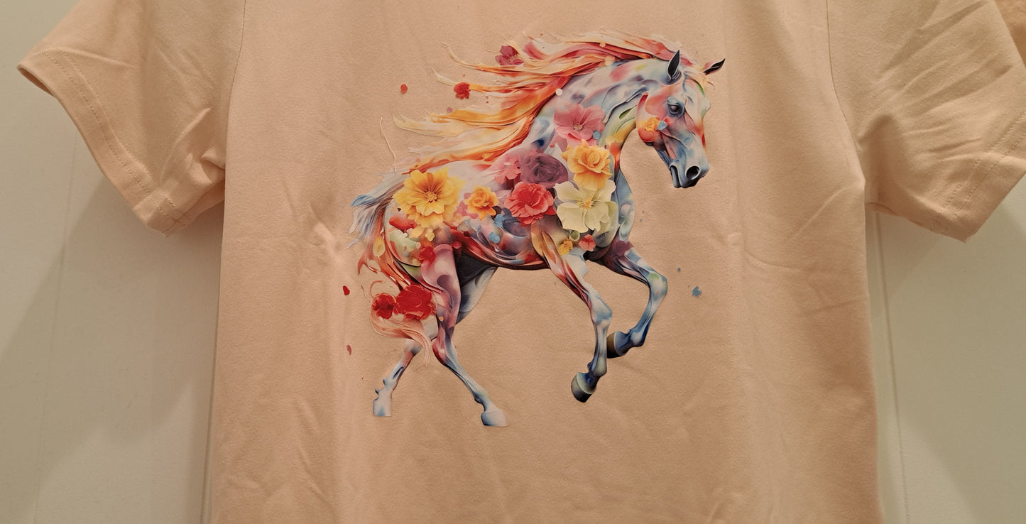 Floral Unicorn Tee