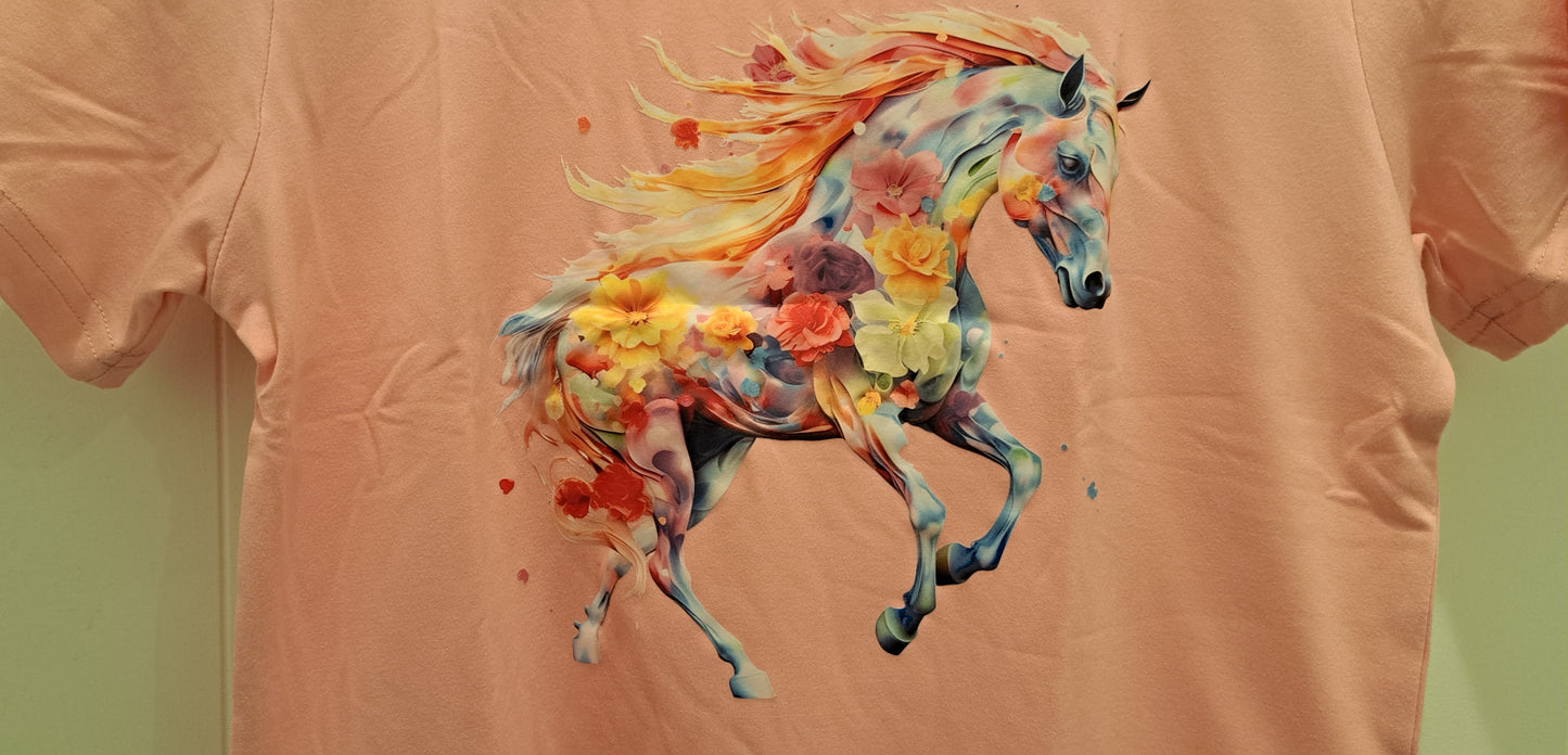 Floral Unicorn Tee