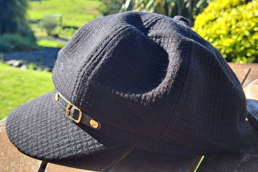 Embossed News Boy Cap