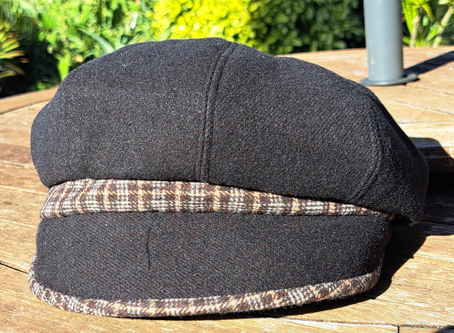 Winter Plaid Duck Bill Hat