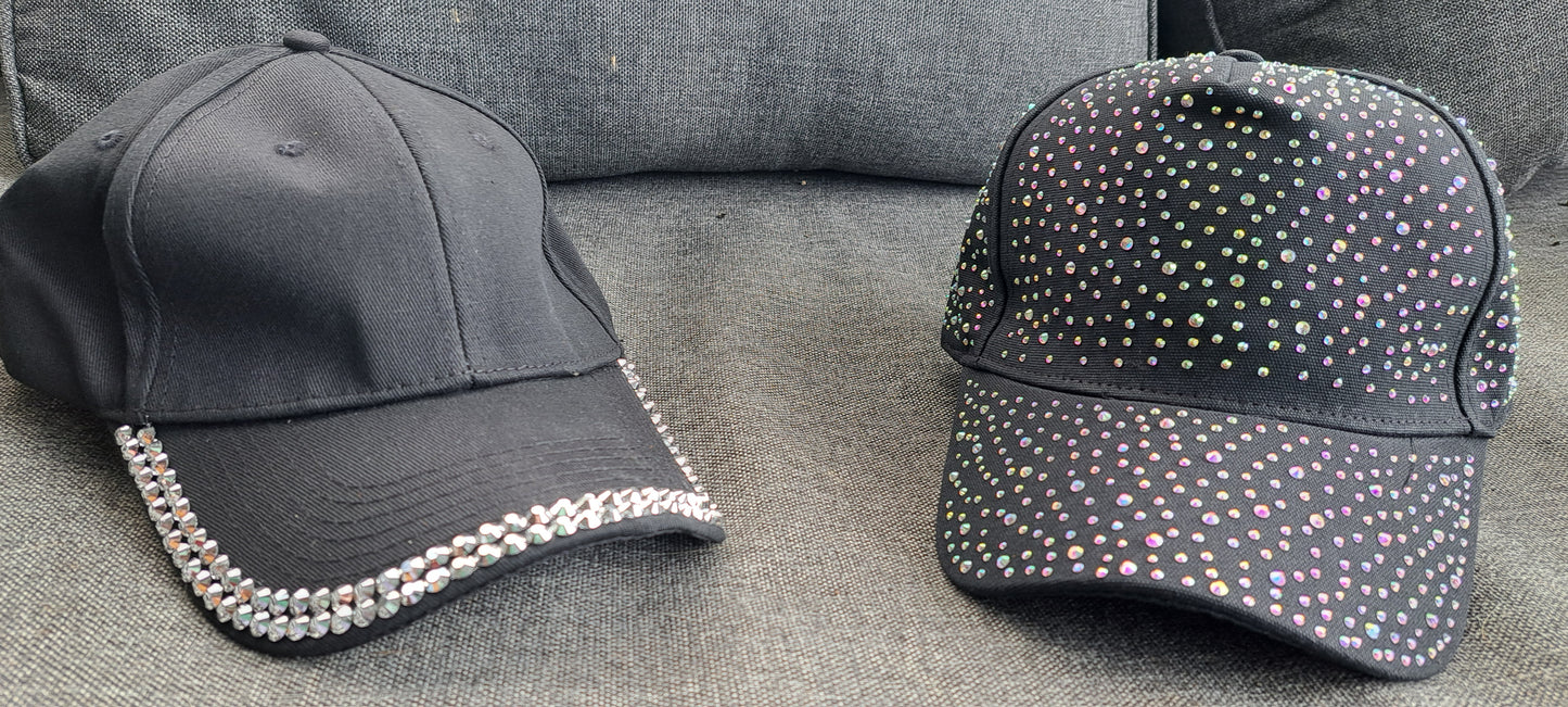 Rhinestone Brim Cap