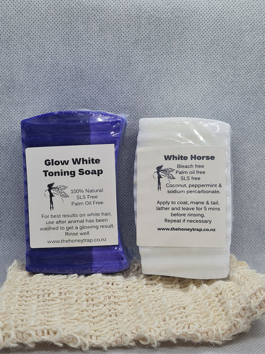 Whitening Wash Bar Twin Pack (with Sisal Bag)