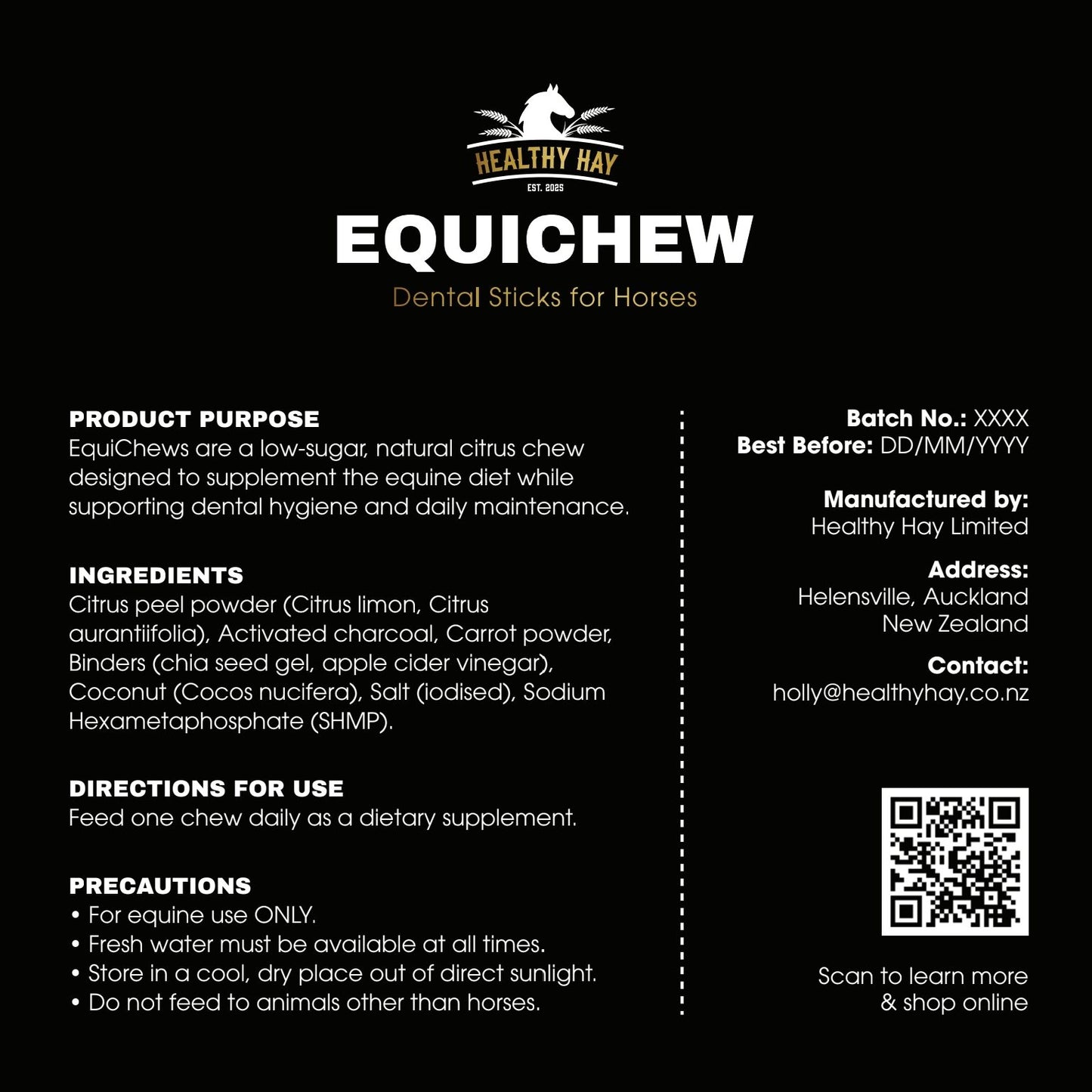 EquiChew Dental Sticks