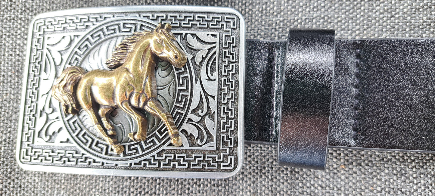 Vintage Embossed Running Horse