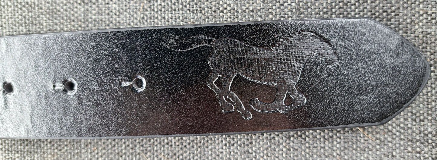 Vintage Embossed Running Horse