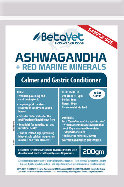 Ashwagandha + Red Marine Minerals Calmer & Gastric Conditioner