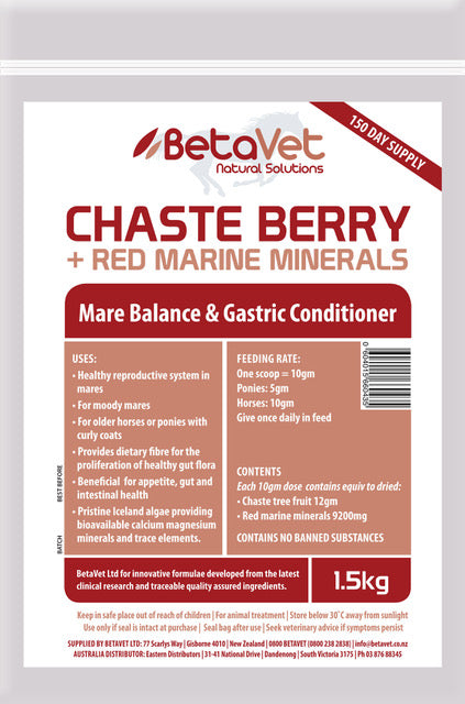 Chaste Berry + Red Marine Minerals Mare Balance & Gastric Conditioner