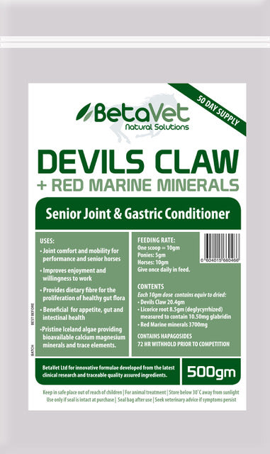 Devil's Claw + Red Marine Minerals Senior Joint & Gastric Conditioner